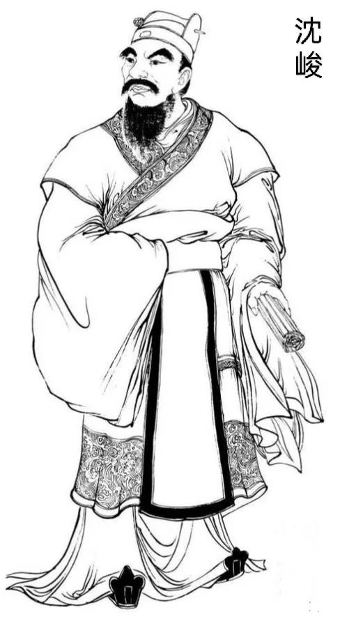 沈峻（5世纪—？），字士嵩，吴兴武康人，是一位南梁时期的官员和儒学者。他出身农家