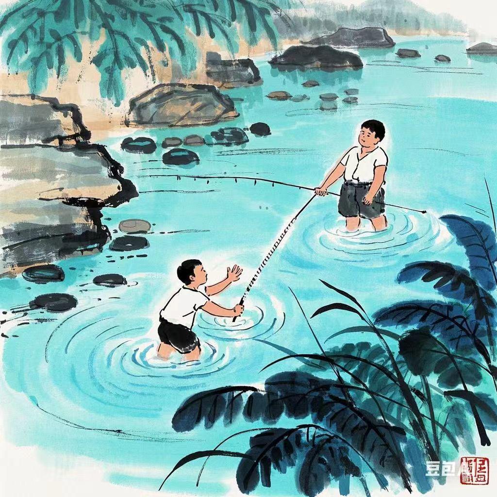 《三十六计》之第二十计：混水摸鱼
混水摸鱼是指在复杂战争环境里多方参战，敌、我、