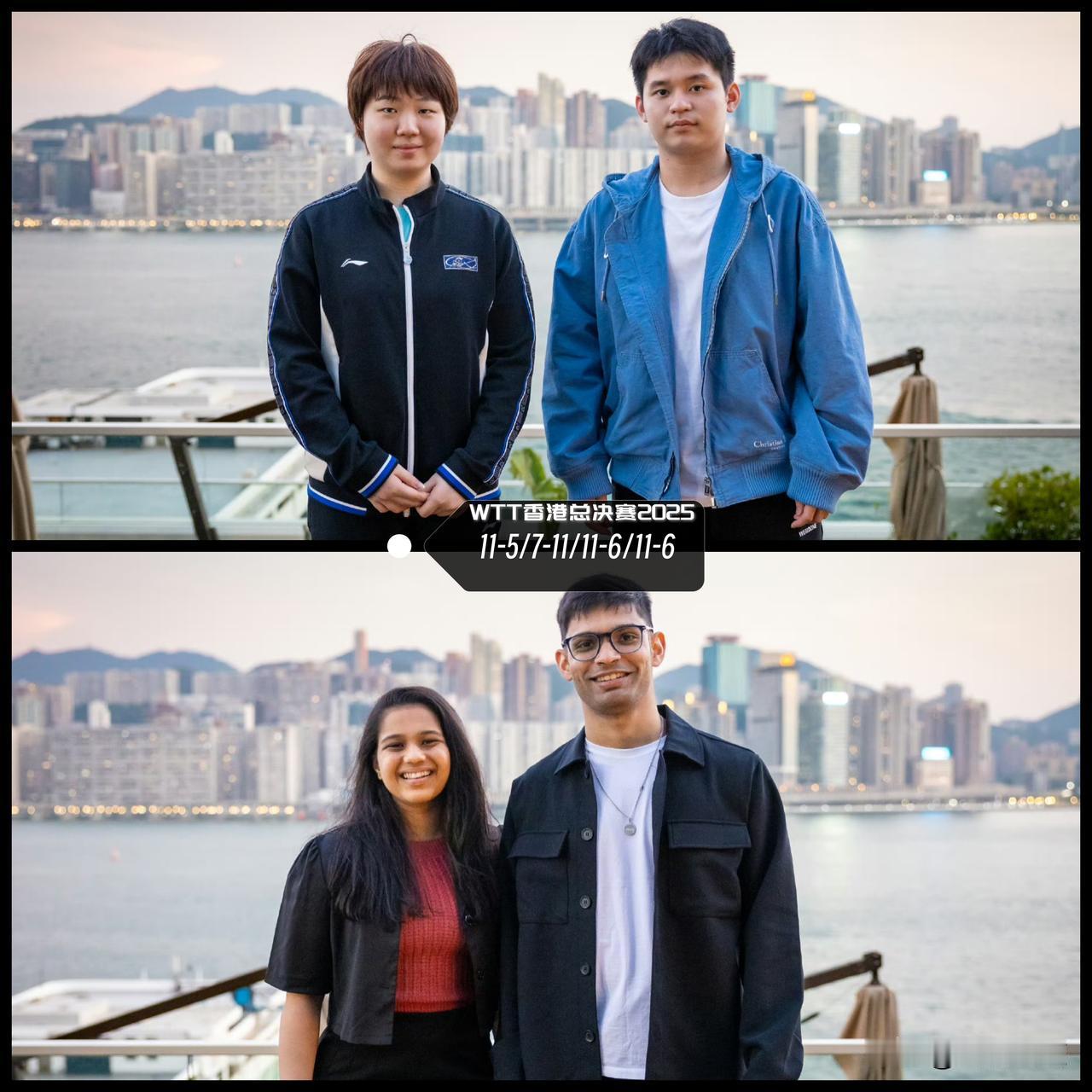 【四局胜印度！林诗栋蒯曼两胜一负收官！】

2025WTT香港总决赛混双小组赛，