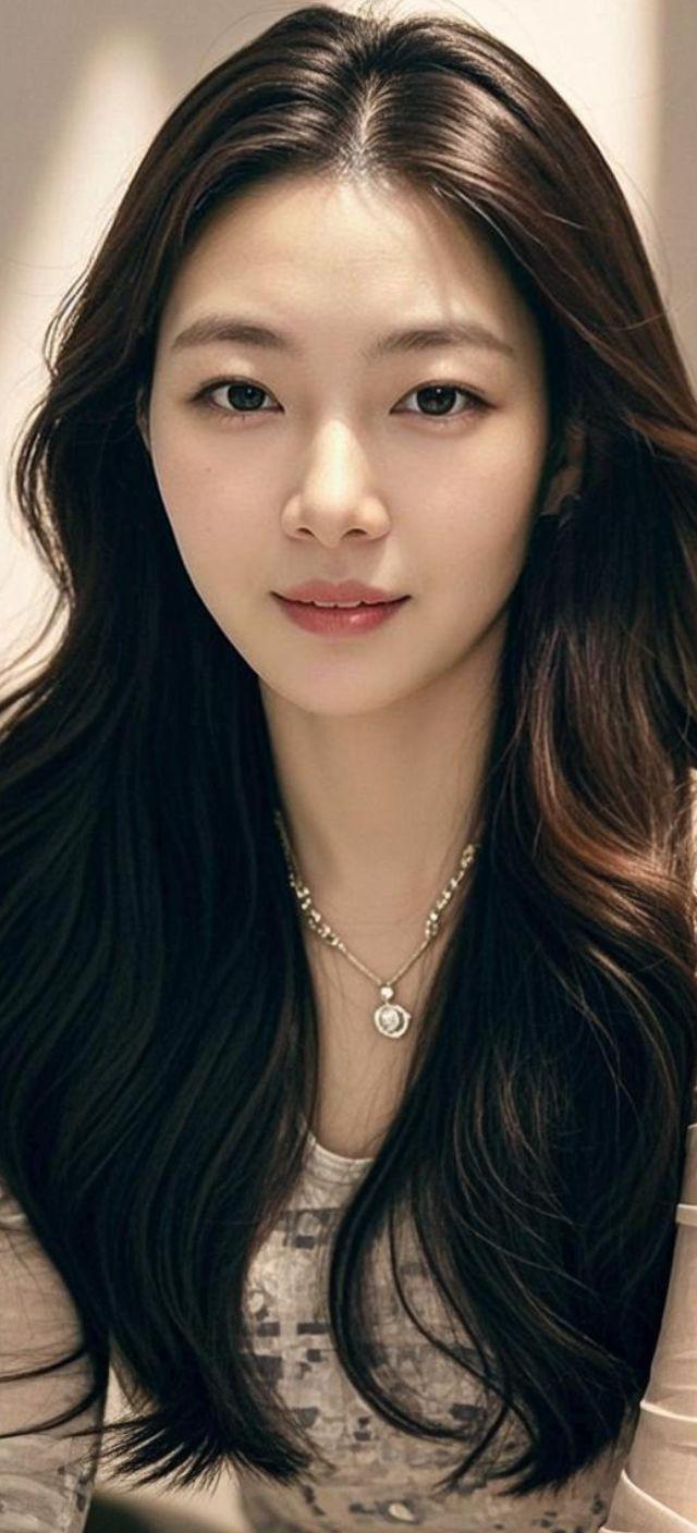 AI温婉长发佳人