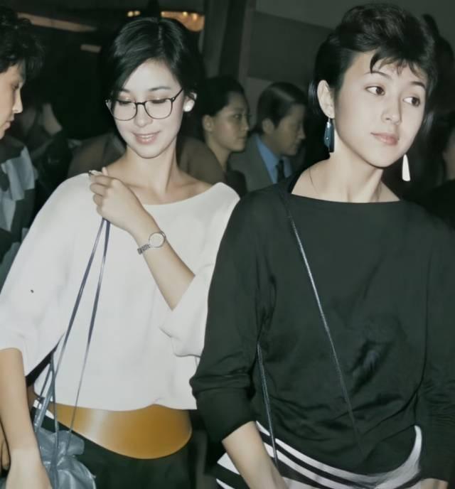 关之琳最早与夏文汐的同框，彼时二人还没有电影上的合作港风 关之琳