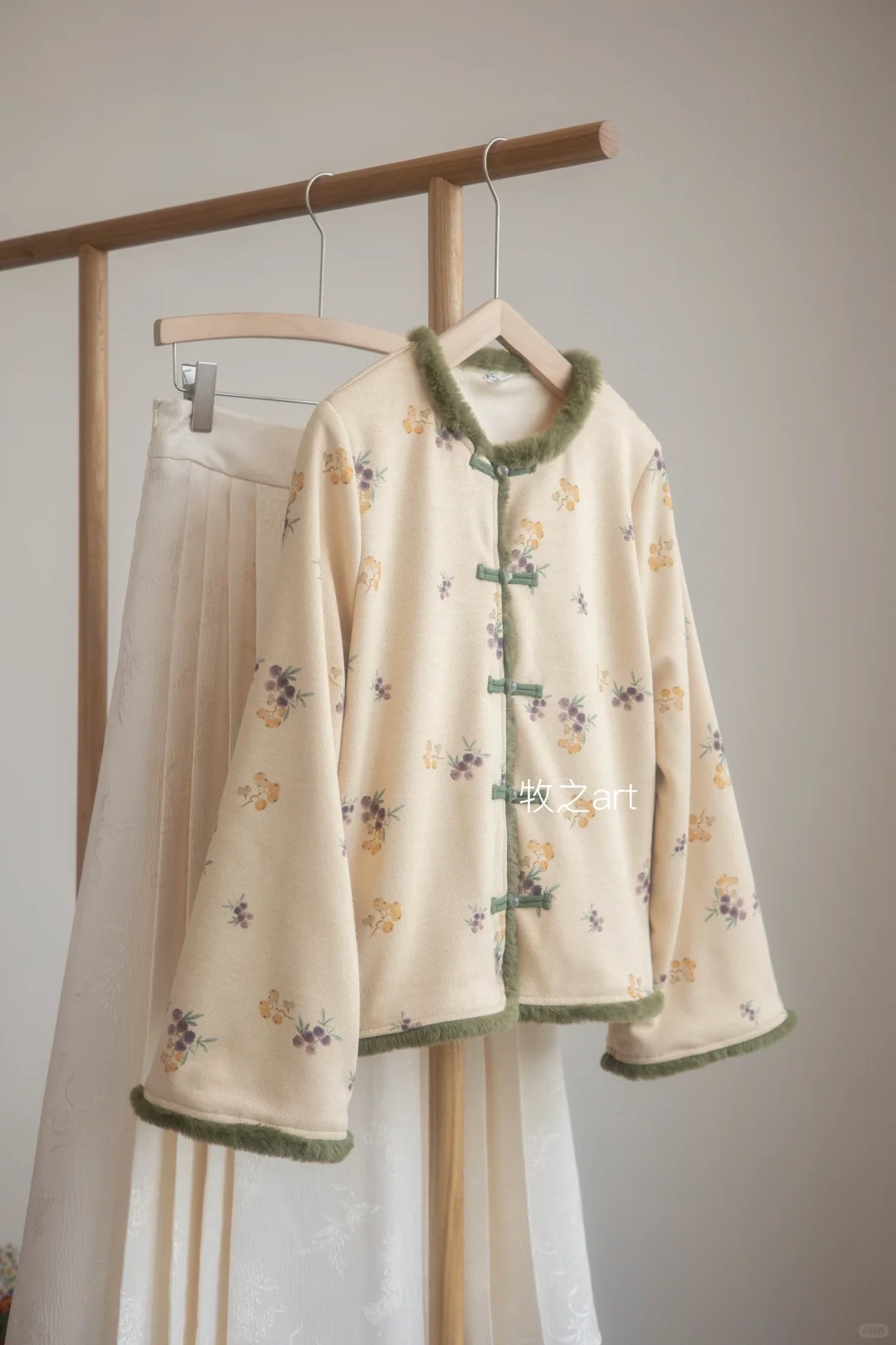 新中式加绒外套｜温柔知礼的小枇杷