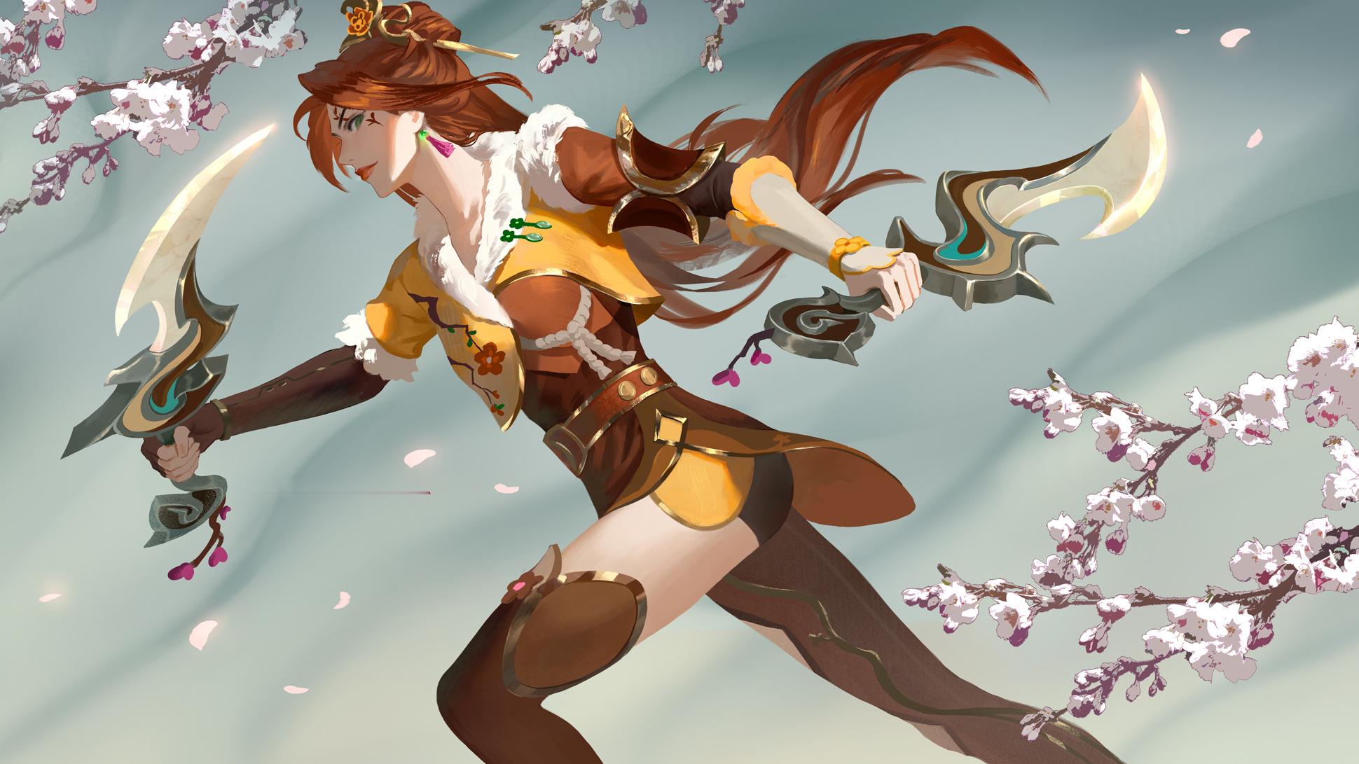 踏雪寻梅 卡特琳娜炫彩同人（cr:serpentigena_）英雄联盟