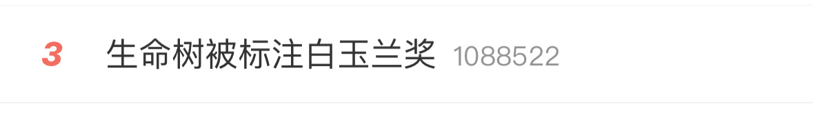 提名的都标注了白玉兰奖，不止杨紫的生命树。沉默的荣耀 太平年 老舅等都标注了。不