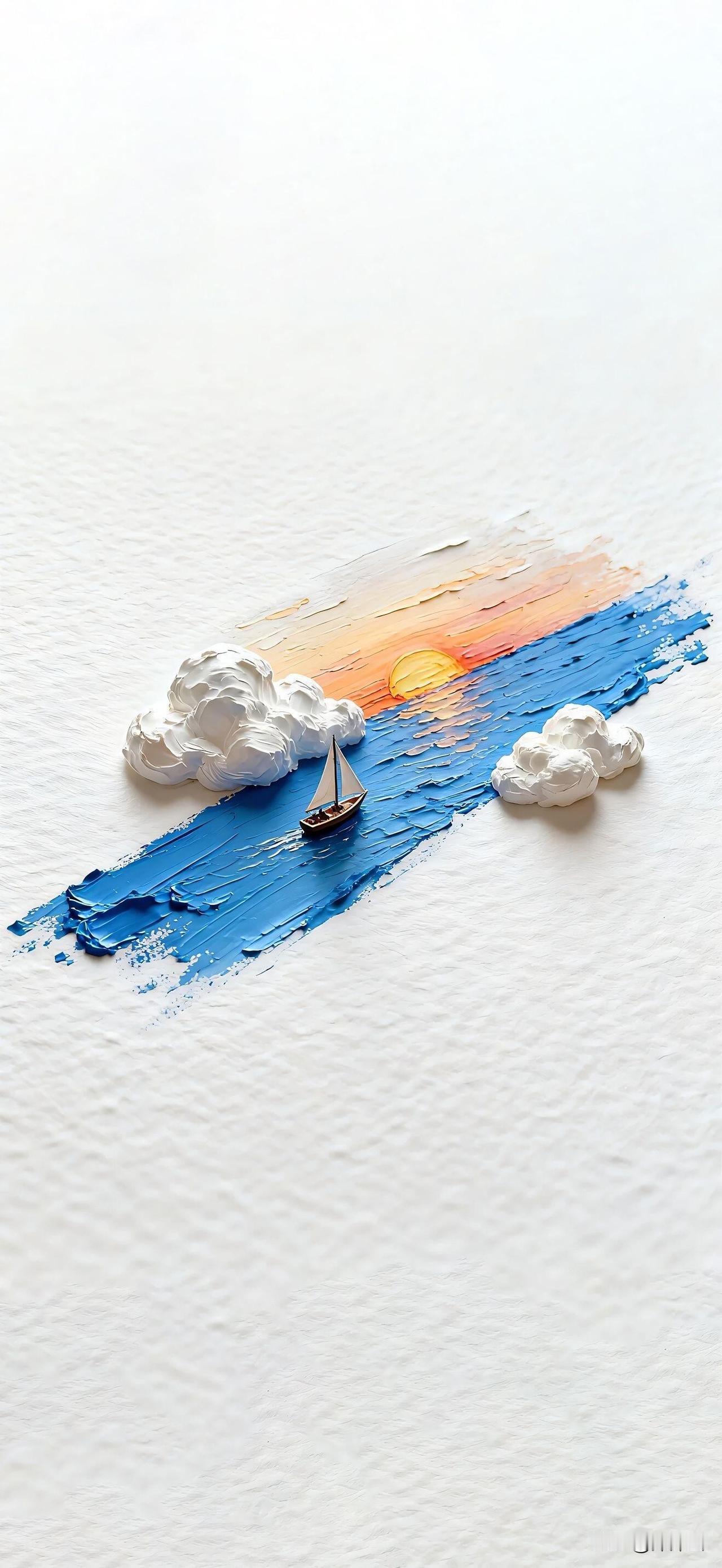 水粉壁纸
（春日山谷）
 
把春天揉进颜料里，软乎乎的绿坡载着溪涧，连云朵都沾了