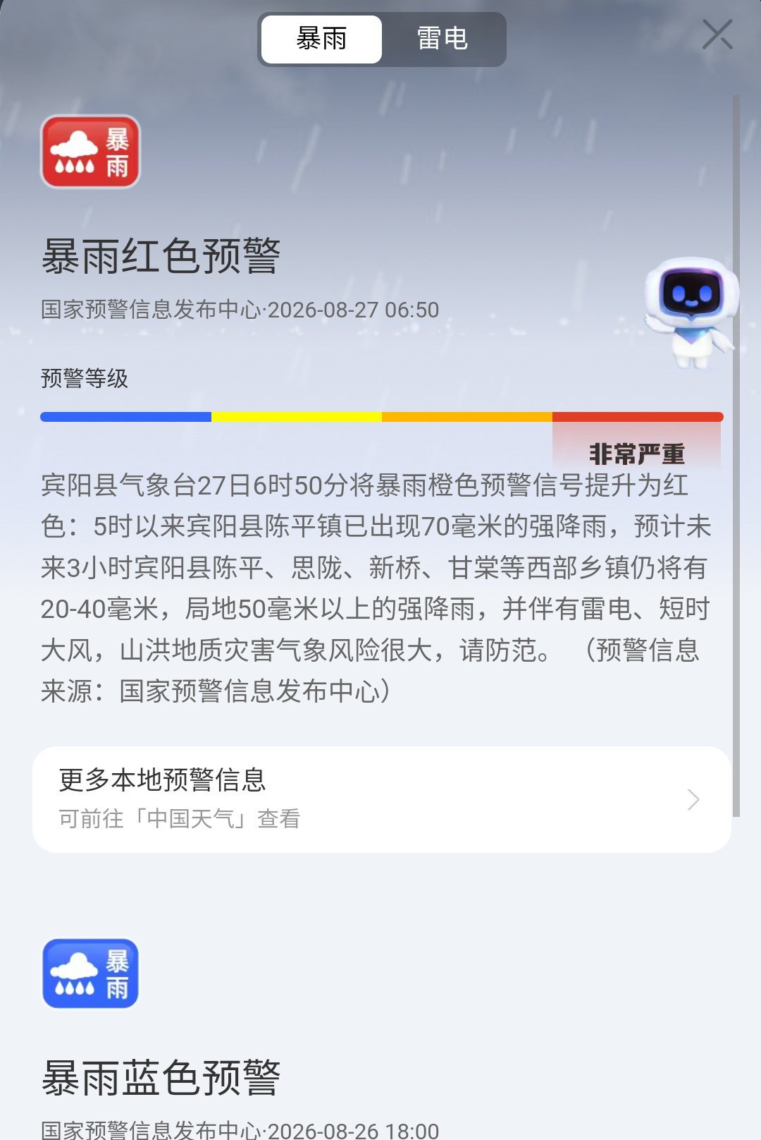 暴雨追着我们不放哪哪都在泡 ​​​