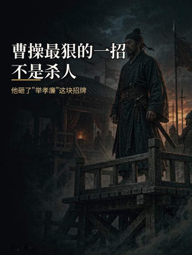 曹操最狠的一招，不是杀人，是他砸了"举孝廉"
