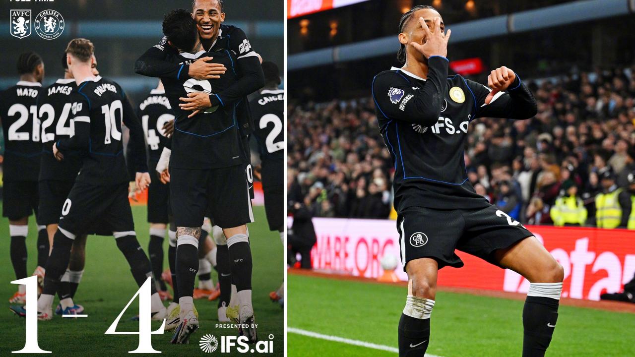 英超：切尔西客场4-1逆转维拉，距第四3分。
维拉率先进球，佩德罗戴帽，帕尔默建