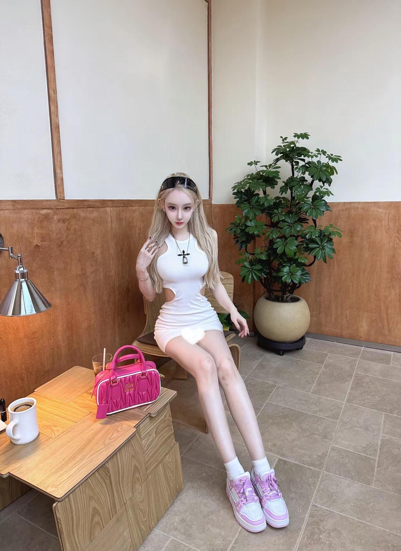 把我的心搞得一团糟 你还在那里可爱的笑。甜心辣妹 御姐少女感 韩系御姐 ins甜