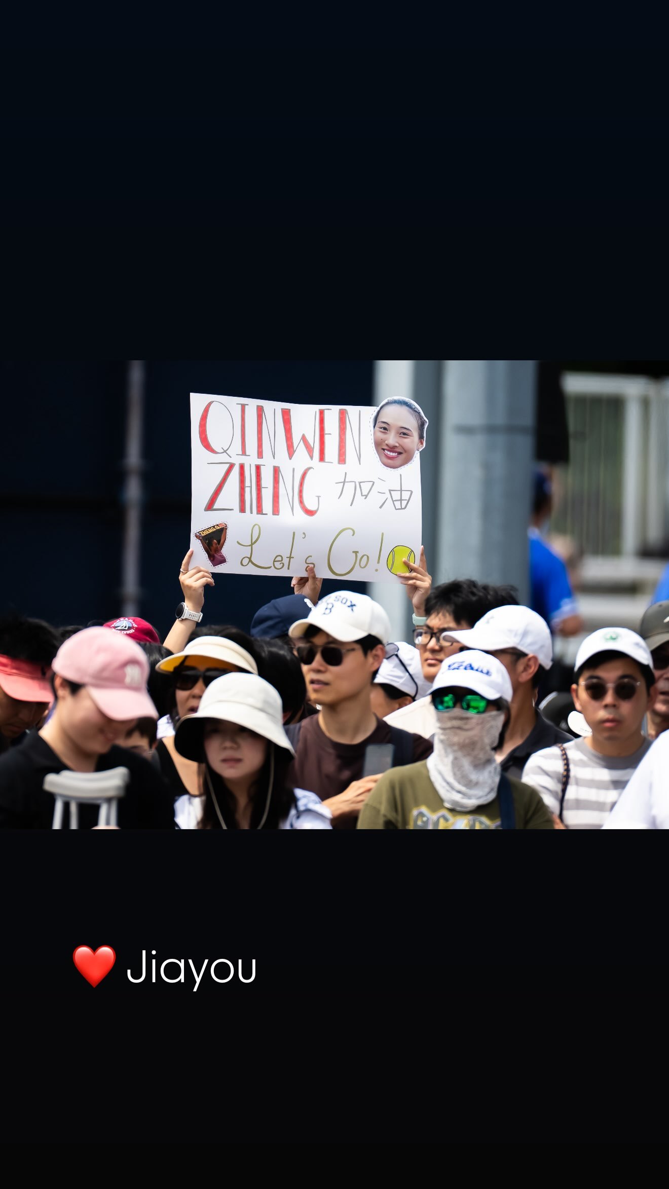 郑钦文回应球迷暖心加油海报🗓️2026.8.2【社媒动态】久违了的动态更新：❤