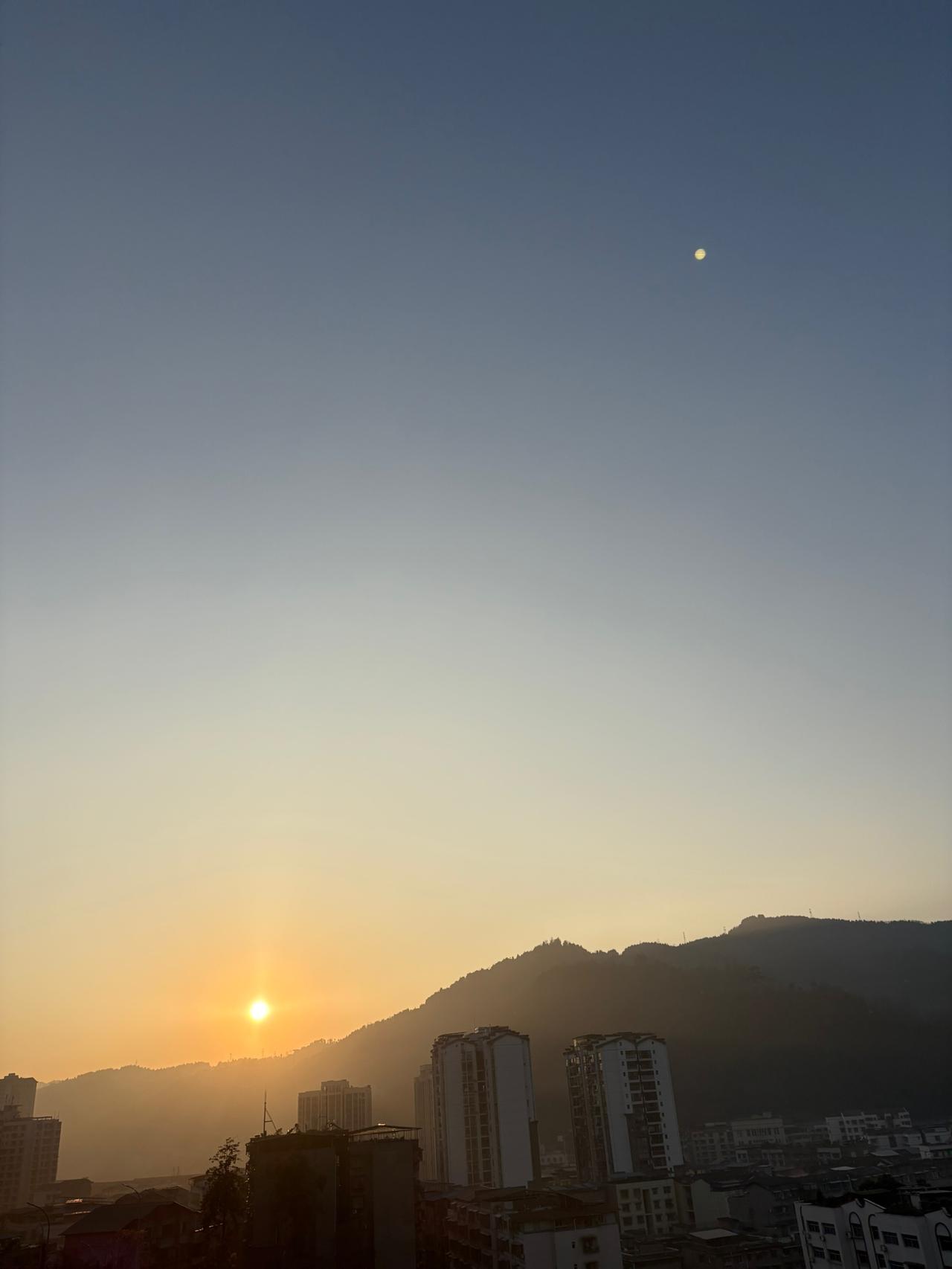 今年重庆的冬天阳光到是很多，最近一段时间每天都是大晴天。气温在最高的时段都能达到