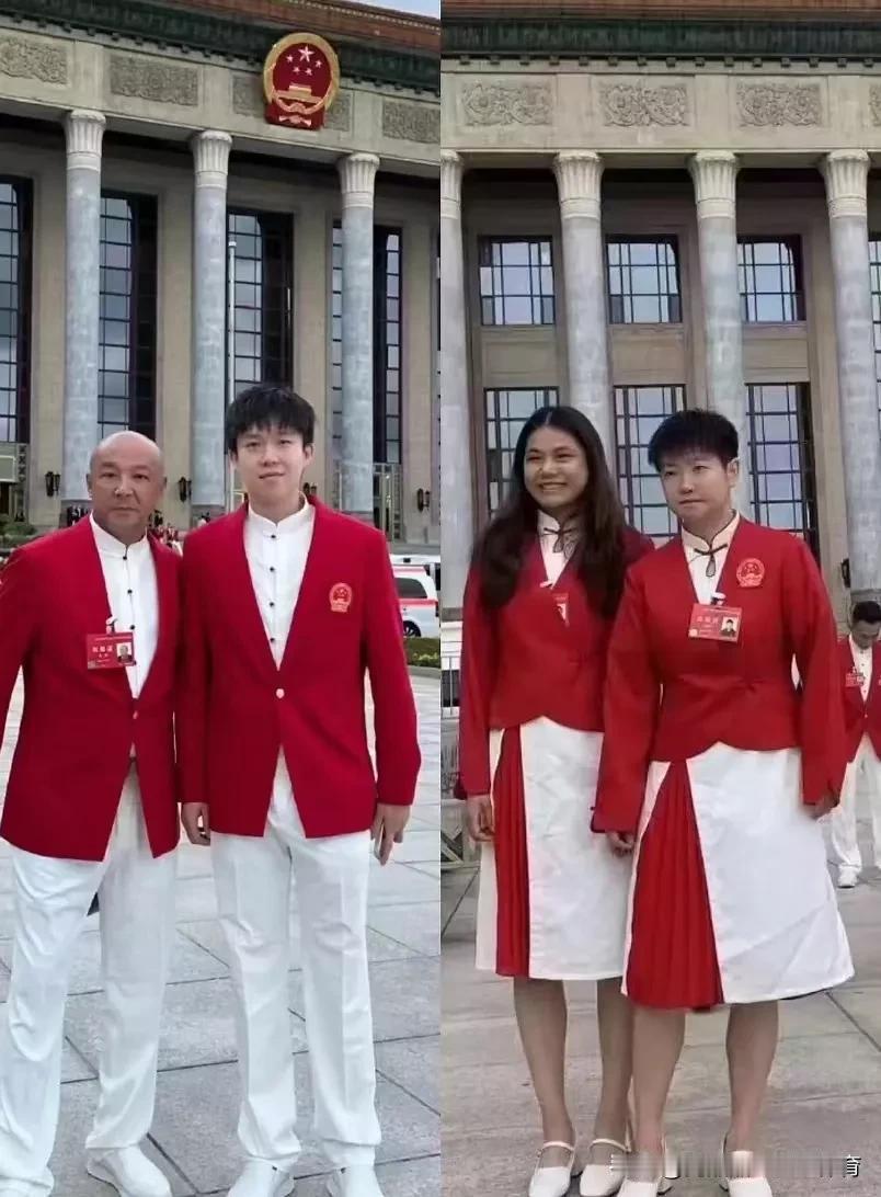 最左边是肖战，左二是王楚钦，最右边是孙颖莎，紧挨莎莎的这位女孩是谁呀？

巴黎奥