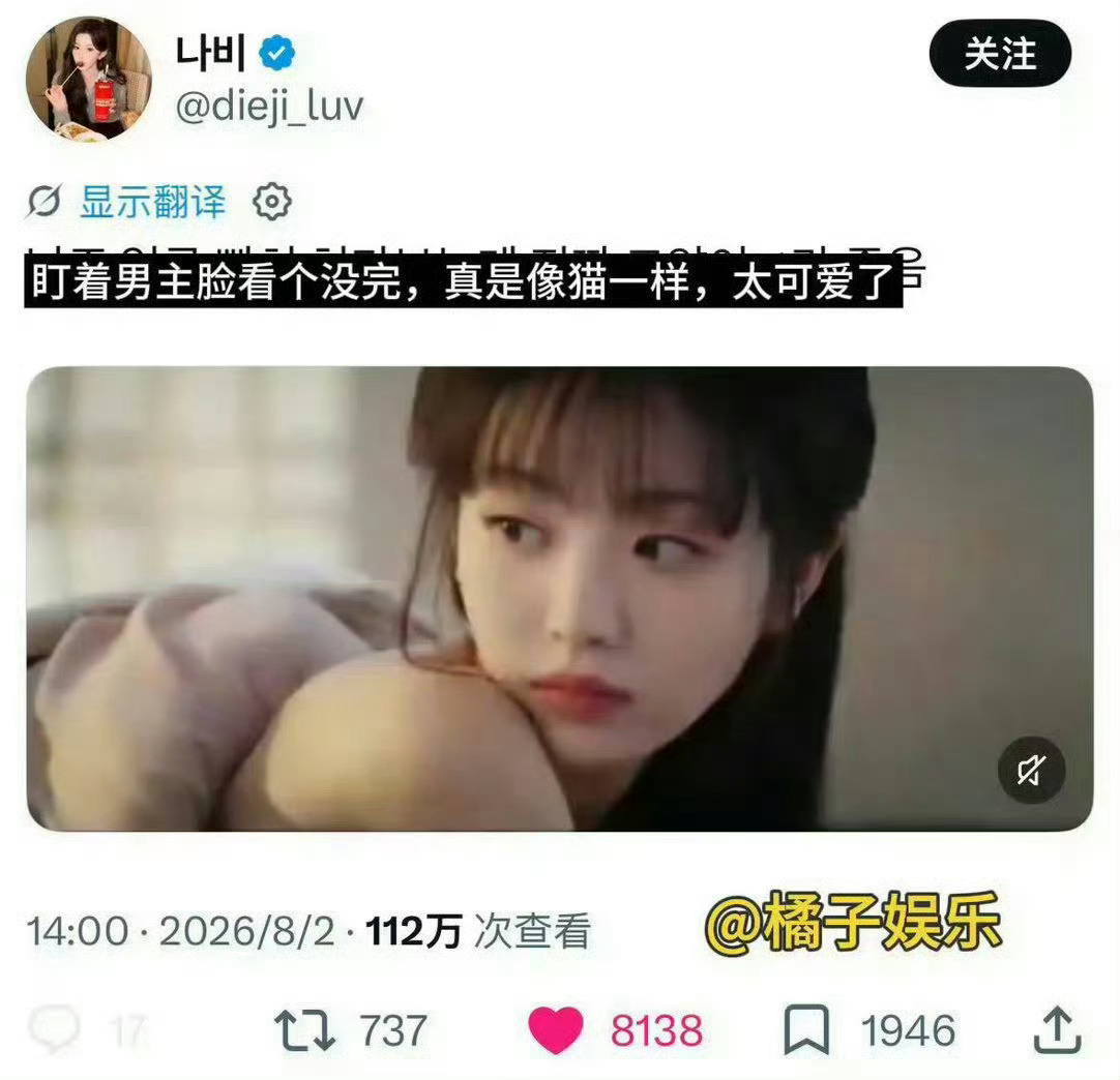 田曦薇猫咪外貌引韩网热议看到这个标题还以为韩国人在热议田曦薇养的猫😂😂😂 