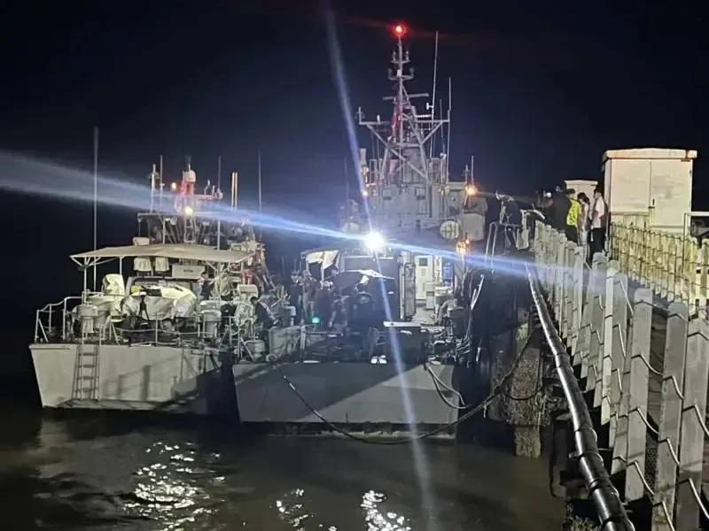 在安达曼海缅甸领海内捕鱼，与渔船一并被扣押的4名泰国籍渔民，已经移交泰国当局。