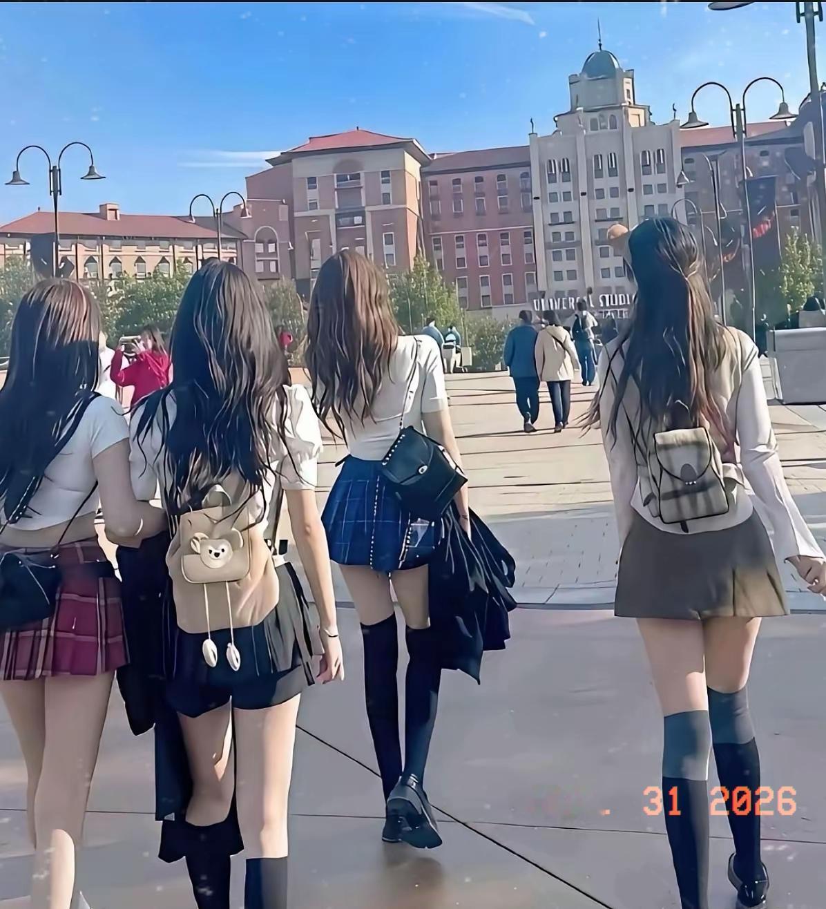 现在的大学生都是这种穿搭吗，也太nice了吧。
大学生甜美穿搭 大学妹穿搭 青春