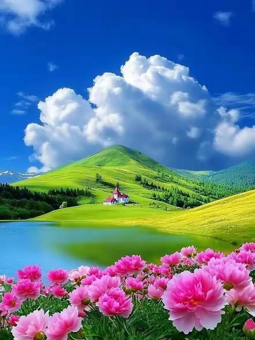 “繁花裹径，春风拂面，愿你三月身轻体健，眼中有光，心中有劲，日子随花一同明媚。”