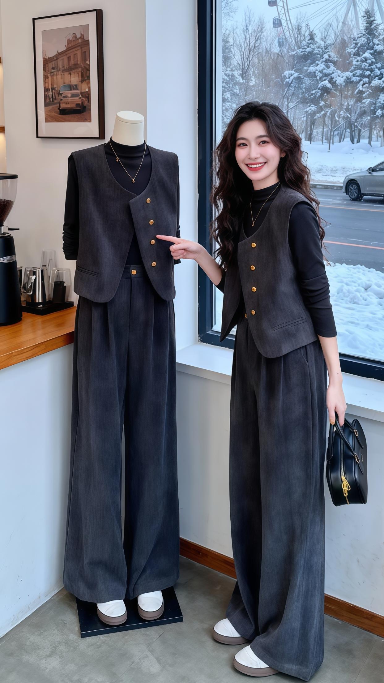 精致穿搭 女神穿搭 套装显瘦穿搭 气质女神穿搭 优雅气质