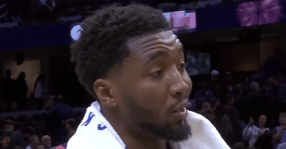 米切尔：队友信任给了我出手权，很幸运能和这群人在一起