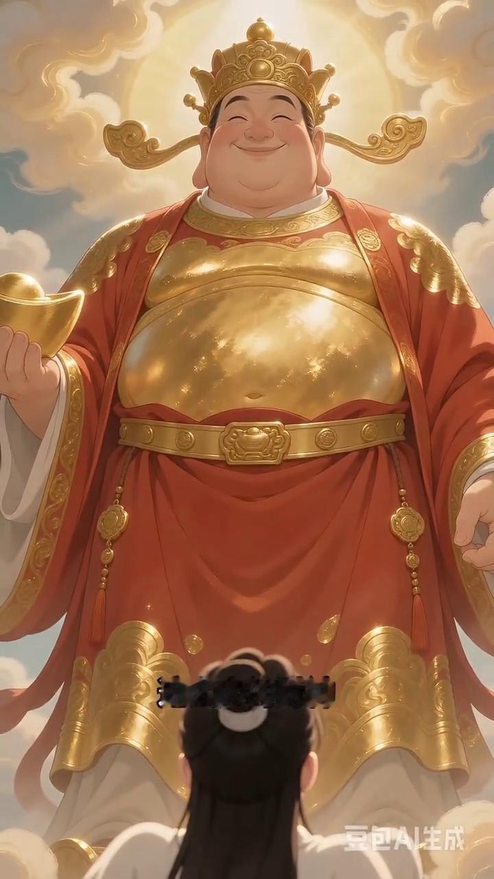 一觉穿越撞见一尊大财神。
这么大的财神我该怎么办？金银财宝全都给你，我受不住这么