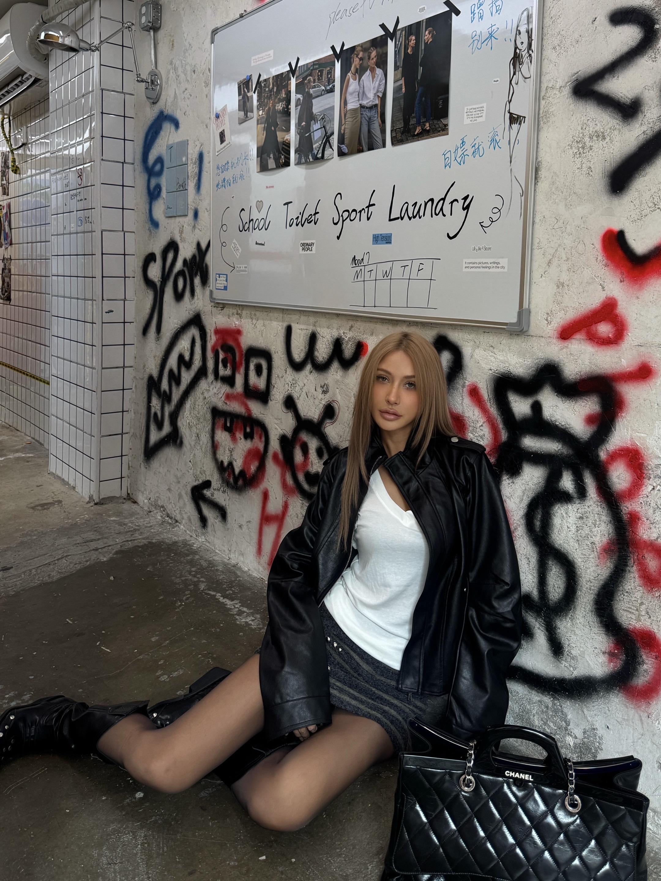 ootd  小麦色 欧美 御姐 射手座