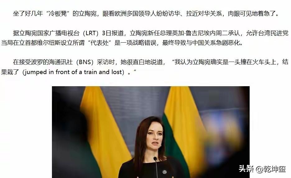 立陶宛怂了？
    波罗的海三傻之一的立陶宛怂了？他去年自动挡枪被别人用，原以