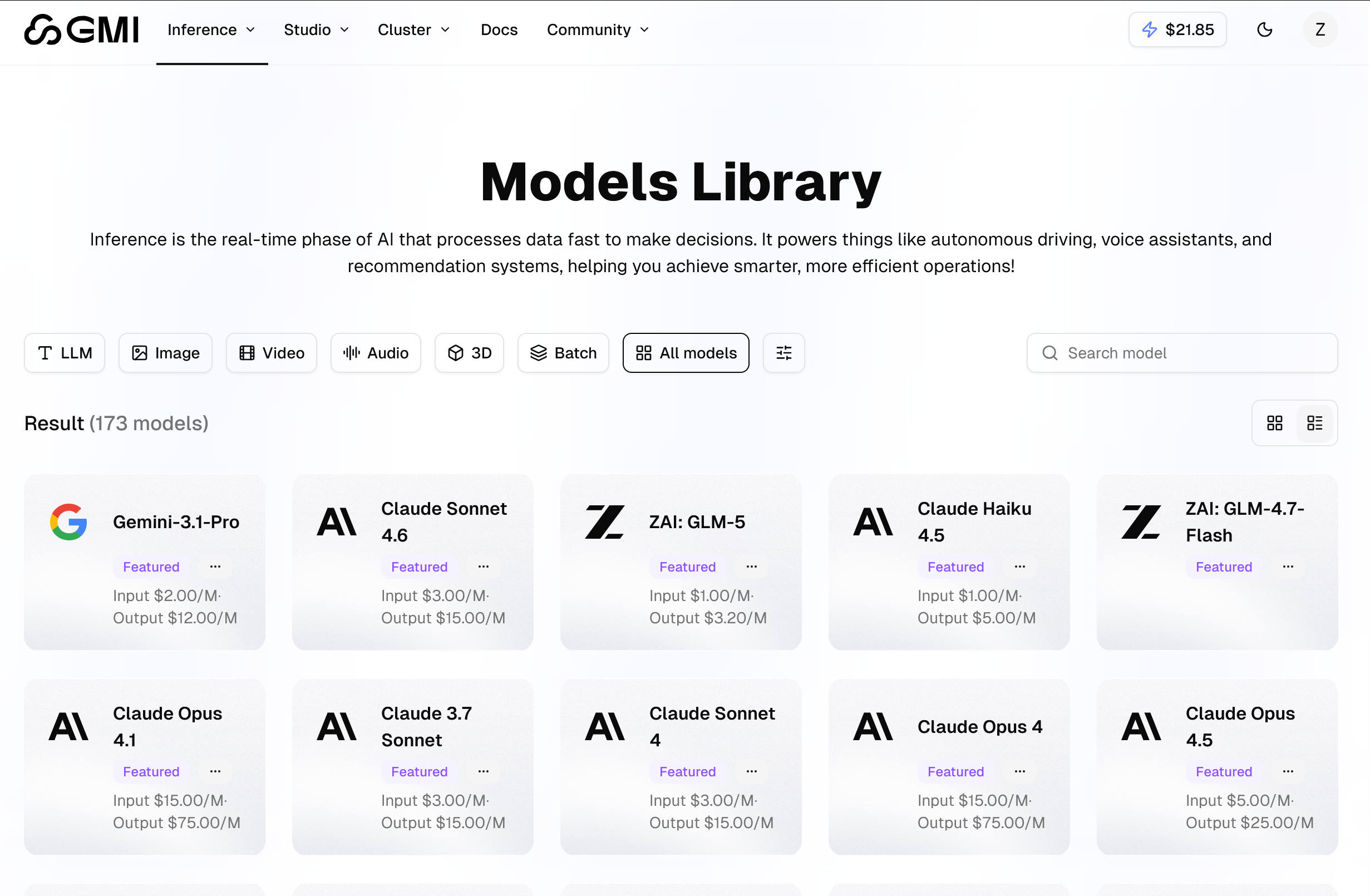 一个openroute的供应商 GMI Cloud 在搞活动 （ openrou