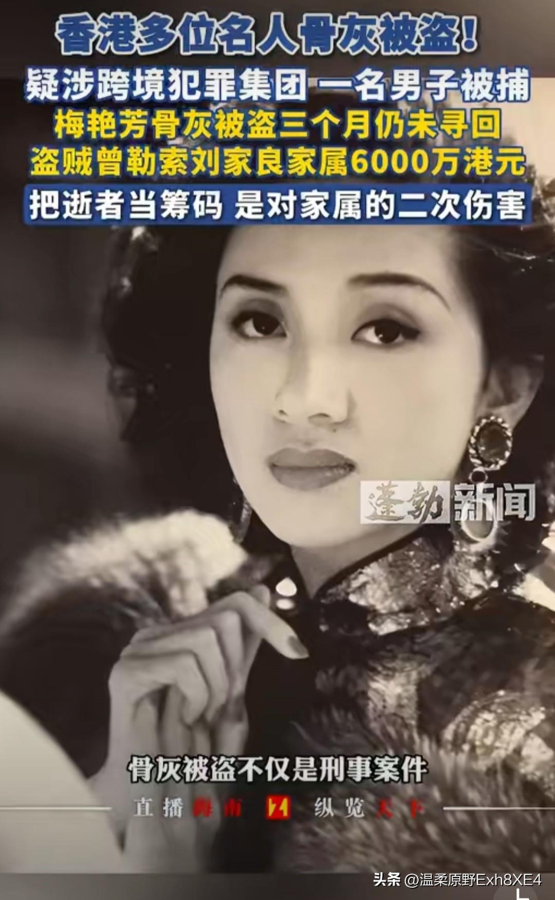 有谁会去盗一个骨灰？就算那是梅艳芳的骨灰，可烧成灰了，连DNA都测不出来，偷出去