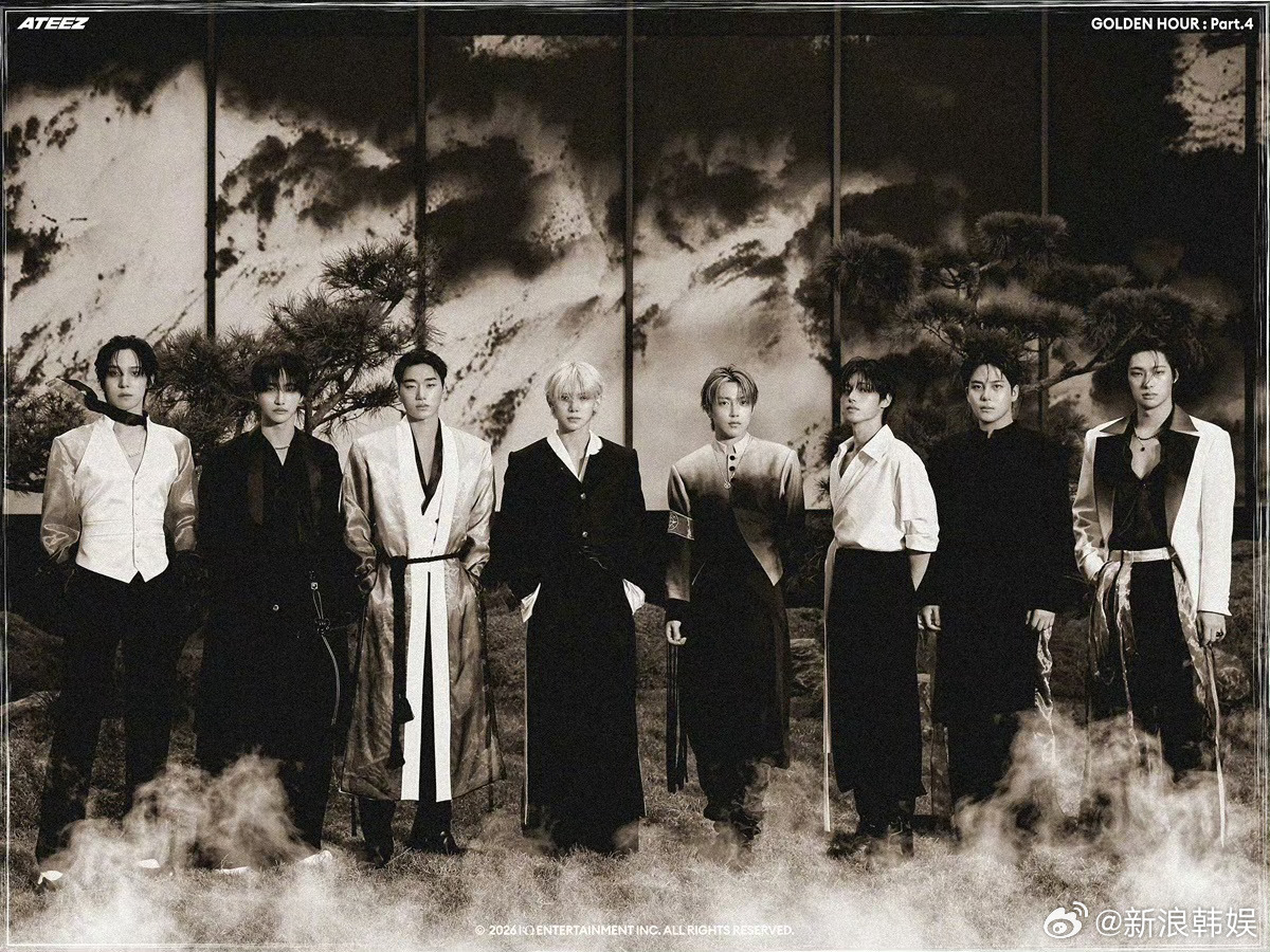 ATEEZ回归预告ATEEZ 新专辑《GOLDEN HOUR : Part.4》