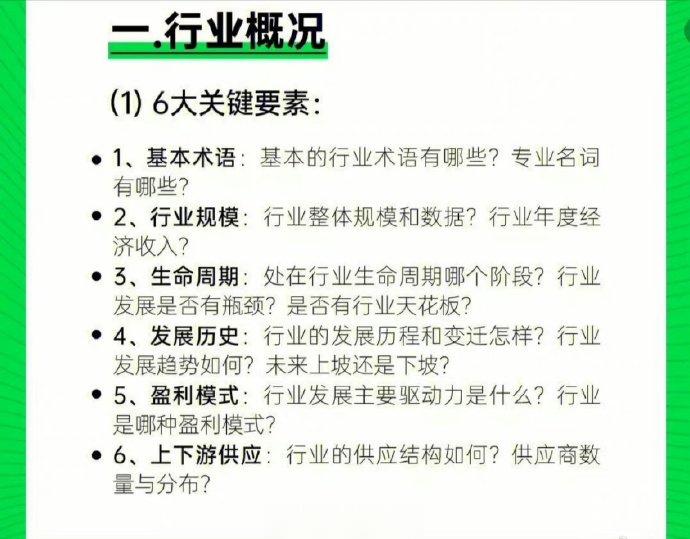 如何快速了解一个行业 ​ ​​​