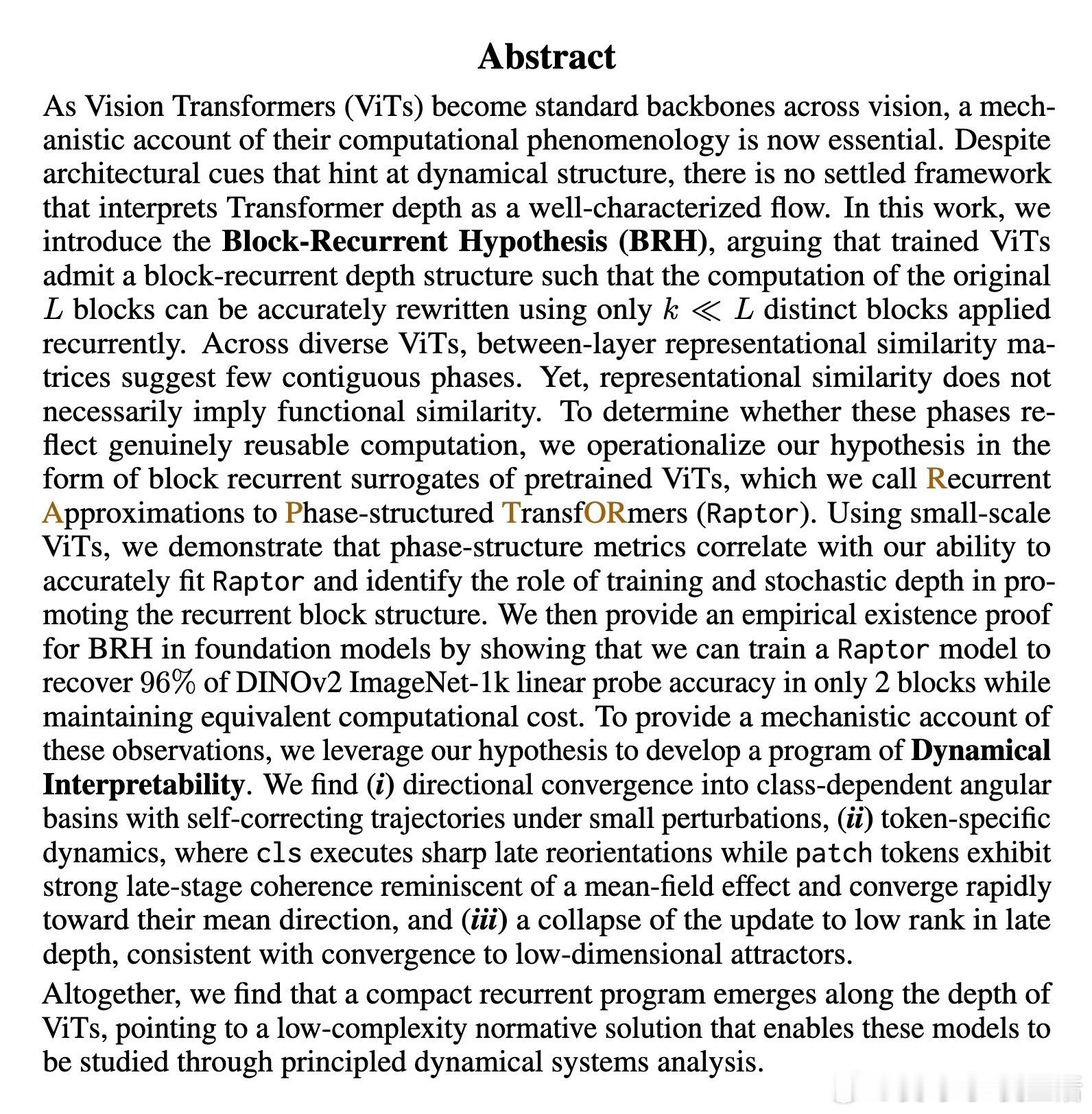 [CV]《Block-Recurrent Dynamics in Vision 