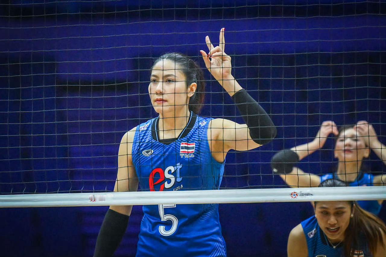 2026女排亚锦赛 泰国女排3比0澳大利亚，25比15、25比15、25比18，