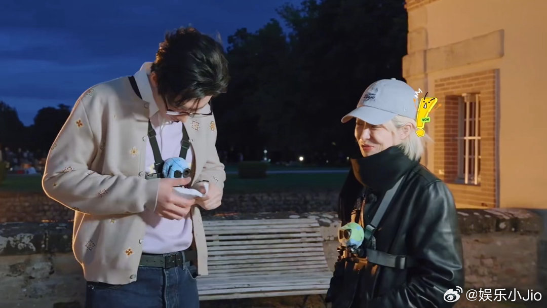刘宇宁小抄分开放宋茜说和刘宇宁一组就踏实了地球超新鲜综艺趣味接头环节看点十足，宋