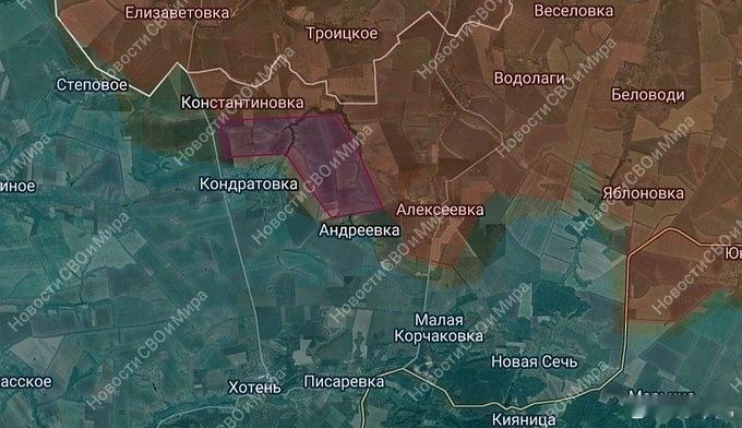 俄罗斯军队攻入孔德拉托夫卡和安德烈耶夫卡定居点 