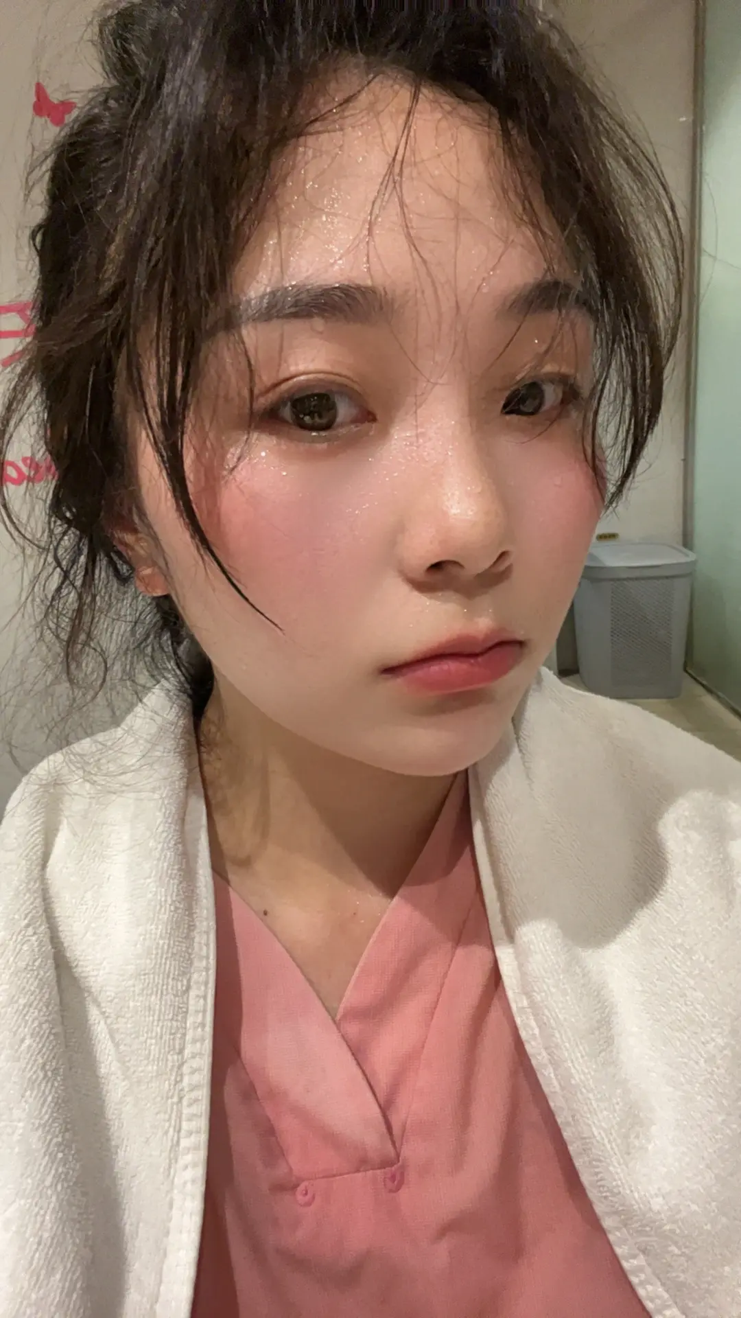 希望你下次满身是汗，不再是汗蒸