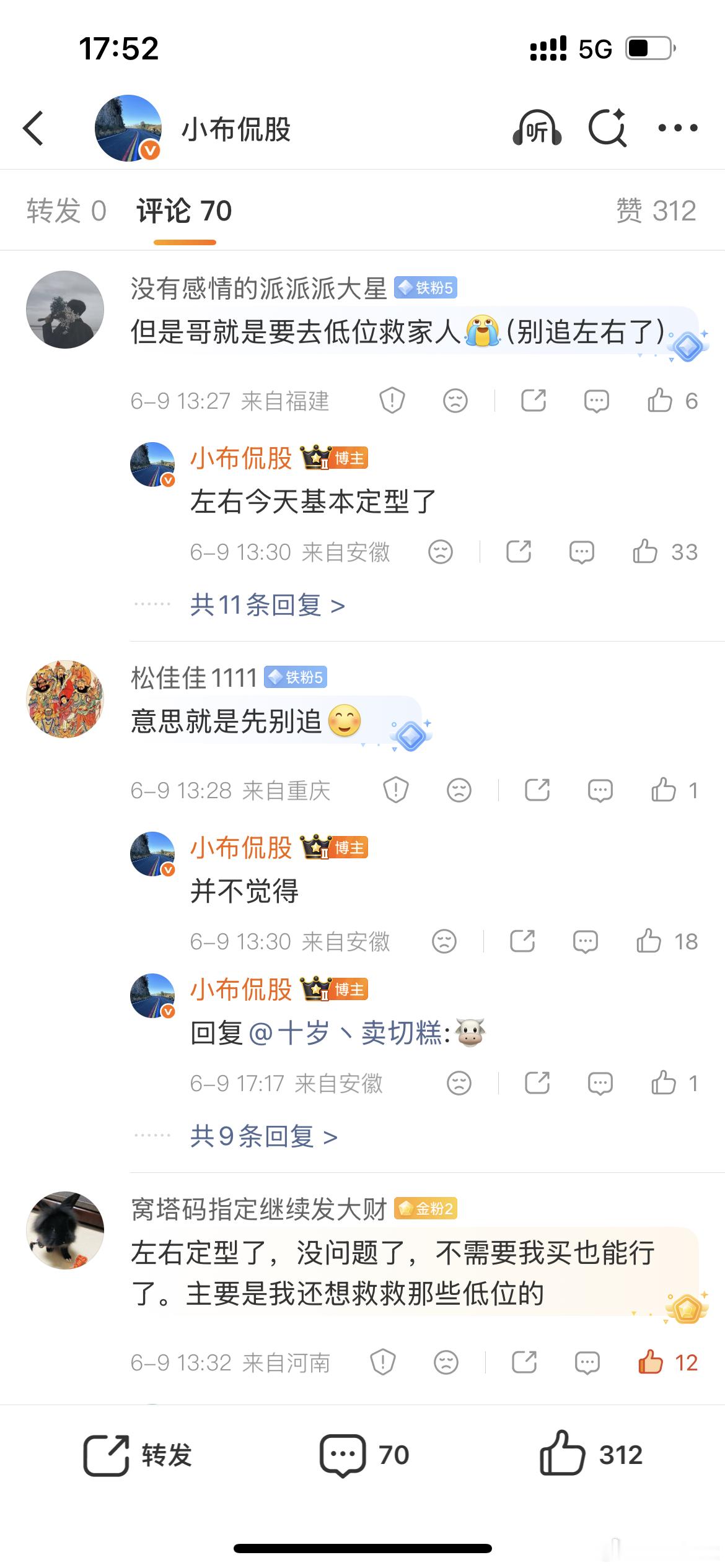 两万亿，左右的利好来了，晚上可以去买麻袋了。 