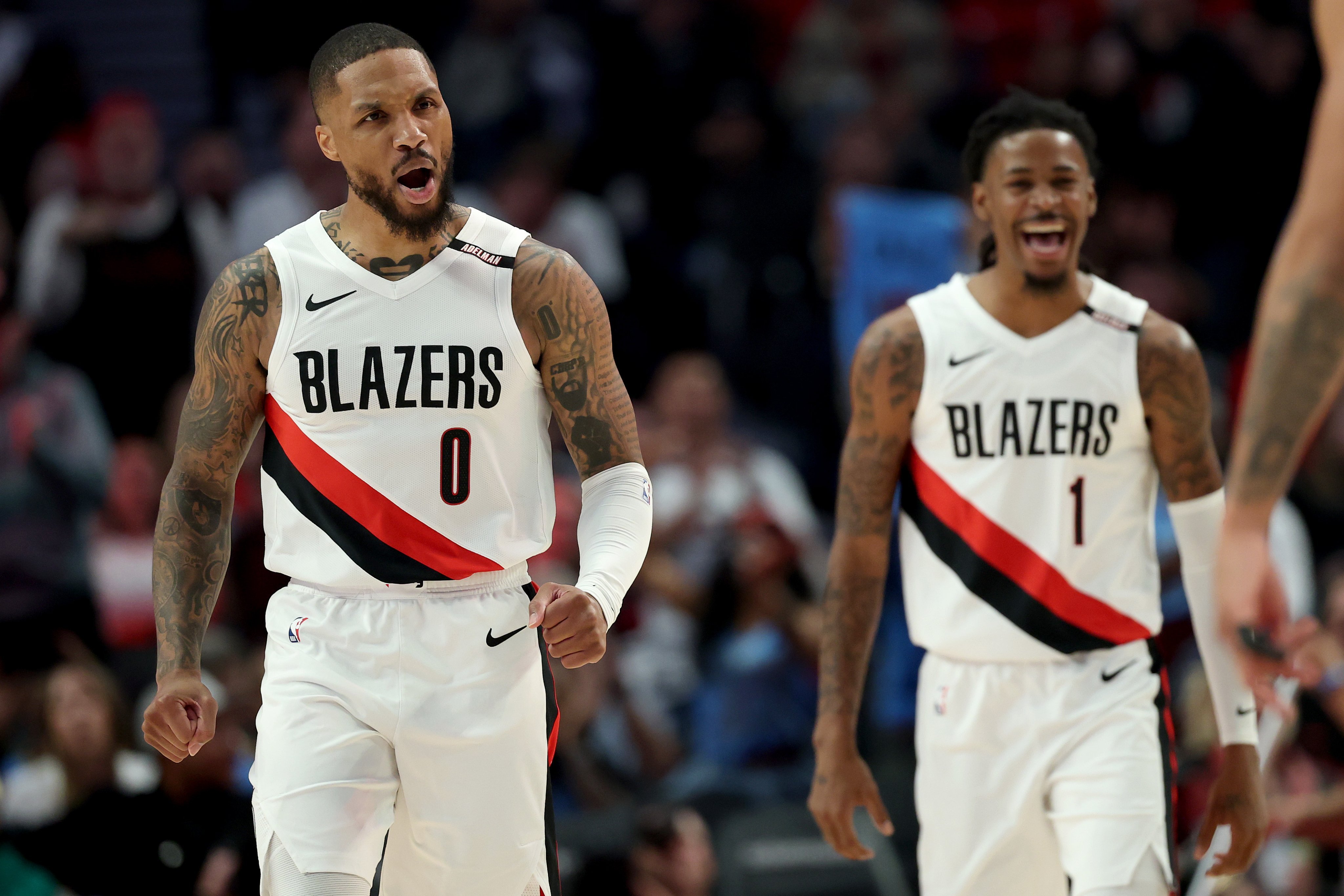 早安！☀️祝大家今天好心情开拓者揭幕战41分大胜太阳 nba新赛季2026 波特