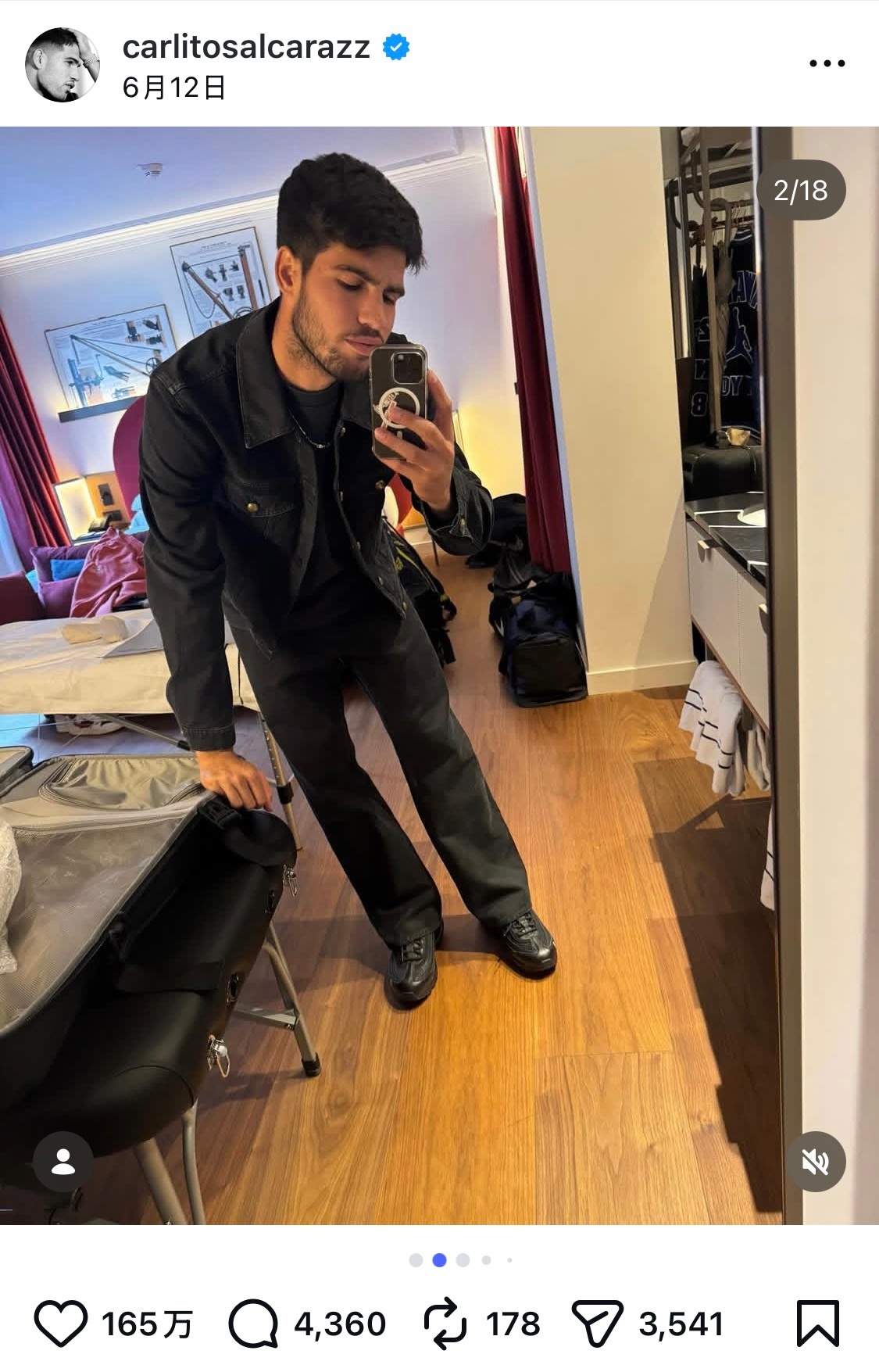 昨天ATP最受欢迎奖引发的讨论里，有人批评阿卡的粉丝活跃度。Ins粉丝800多万