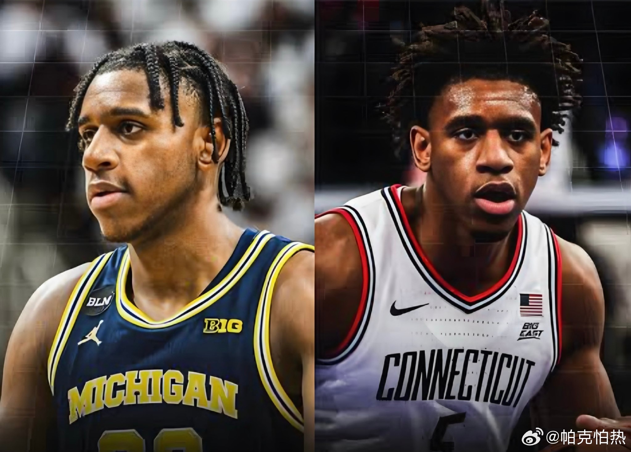 NCAA疯狂三月 Taris Reed Jr. 大学生涯分别为密歇根和康涅狄格各