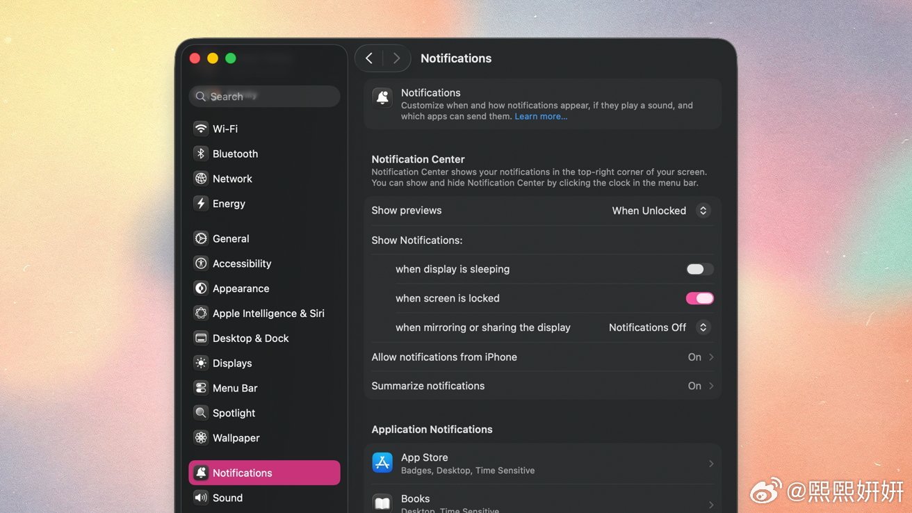 若Mac弹窗提醒频繁造成干扰，macOS  Tahoe 26内置简易设置项，可精