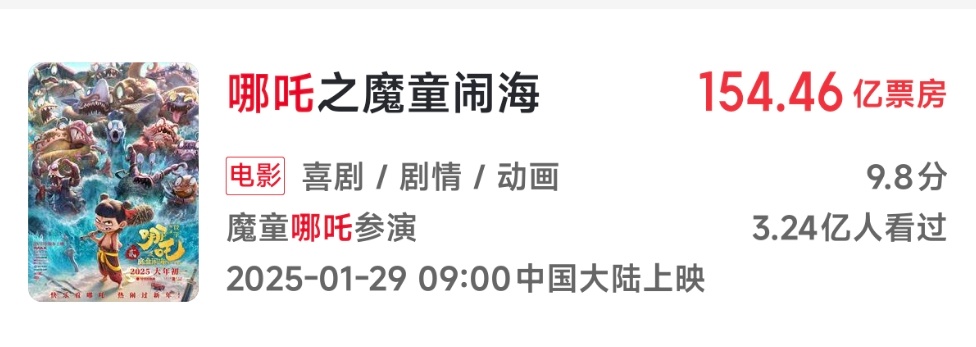 哪吒之魔童闹海百花奖最佳影片吒儿也是好起来了，都能蹭到百花奖了谁同意？谁反对？