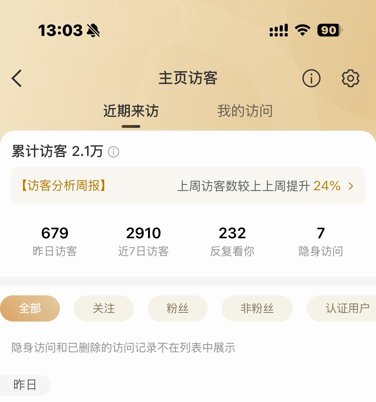 才发现隐身访问又回来了 