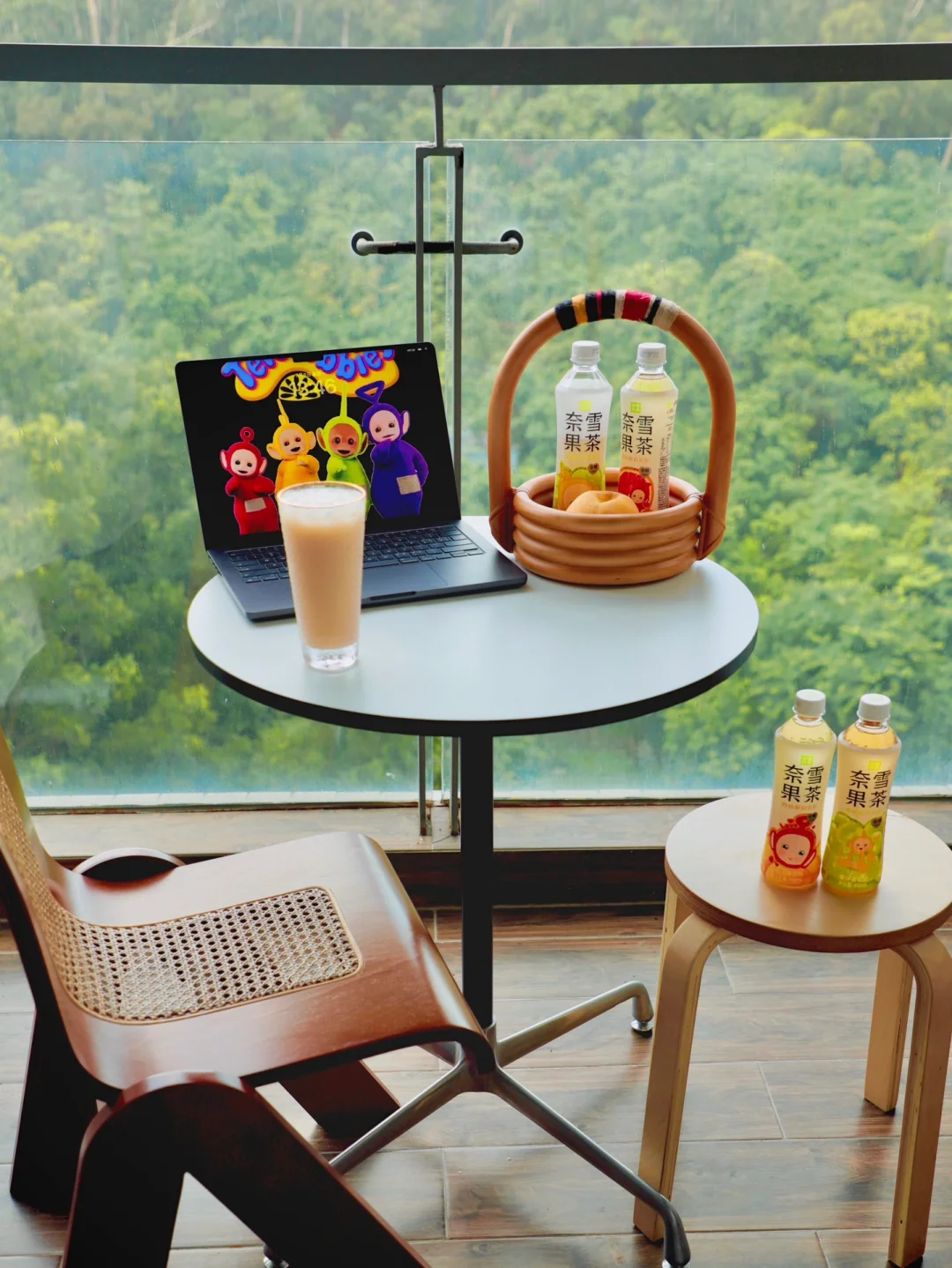 小时候不懂的爱，重逢在天线宝宝果茶里😭