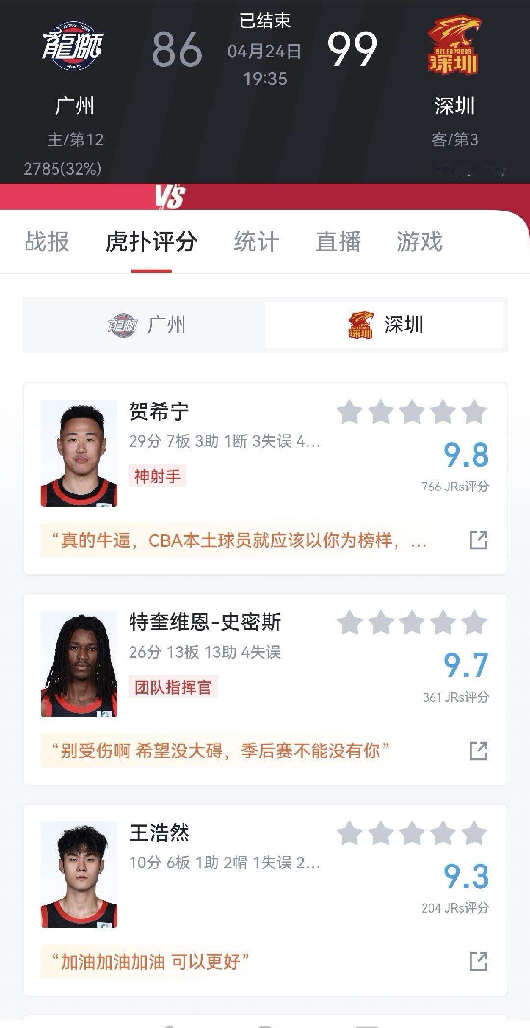 客场赢下广州，常规赛第三，追平队史最好成绩，今天完美得不能再完美了。马可波罗瓷砖