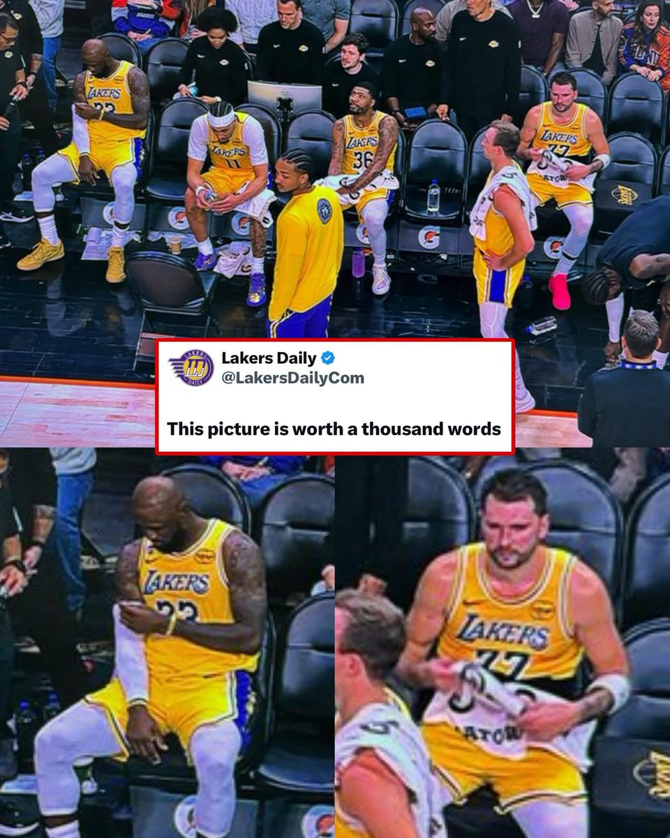 太阳绝杀湖人湖人连续两场被绝杀东契奇空砍41分 湖人这图被传疯了，美媒体认为湖人