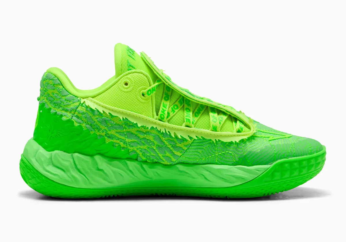 PUMA MB.05 Lo “Slime” 鞋面与中邦版本有所区别 为了三球季后