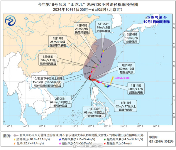 【出门注意安全#台风山陀儿明天或登陆台湾岛#】#台风山陀儿假期值班#受超强台风“