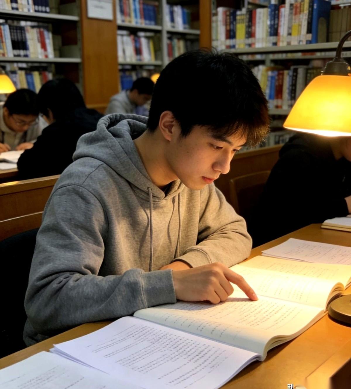 连考四年，不是差一分，就是差一名。
一个大学毕业的大小伙子，最好的四年青春，就全