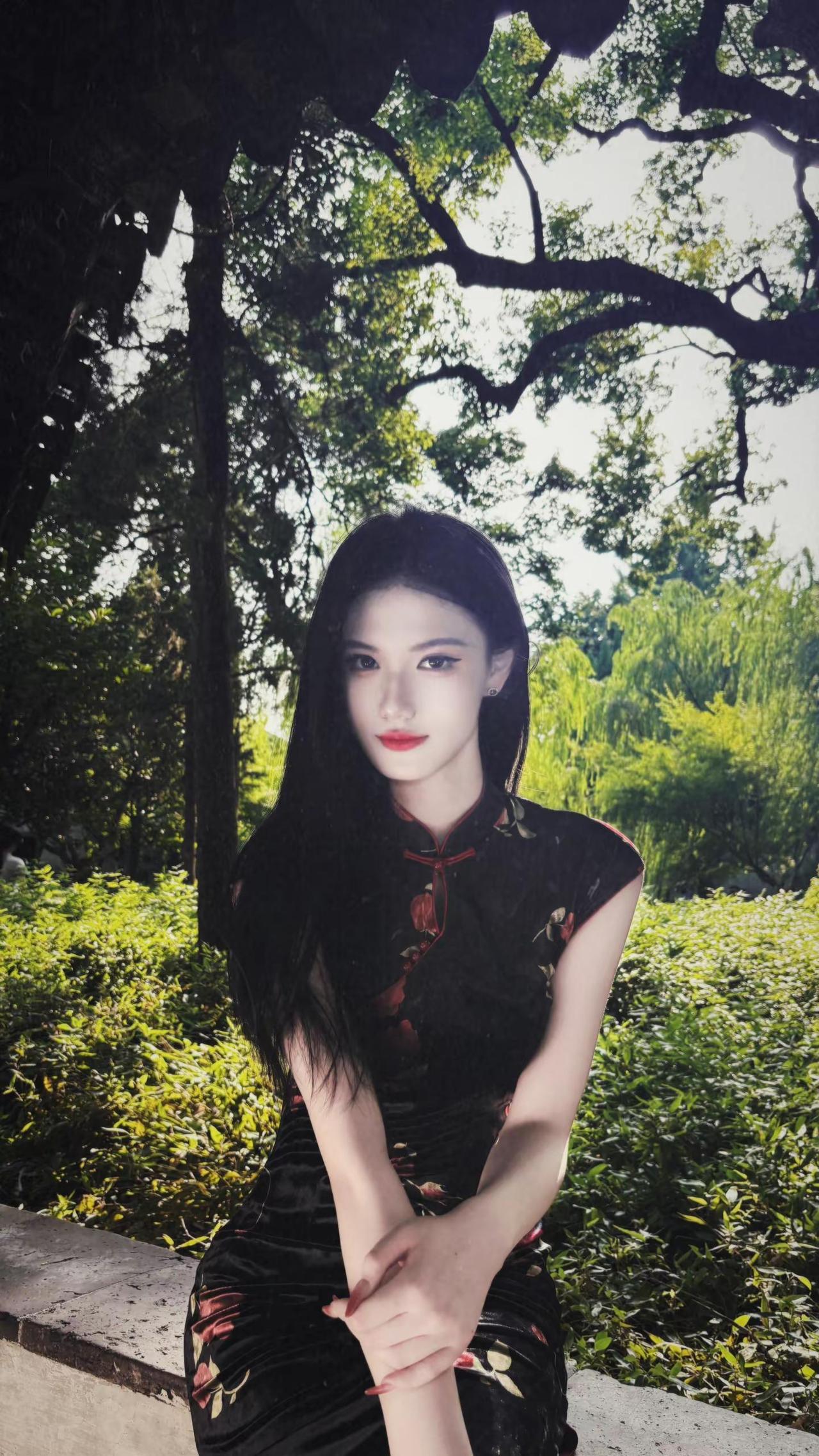 不要问我太阳有多高旗袍