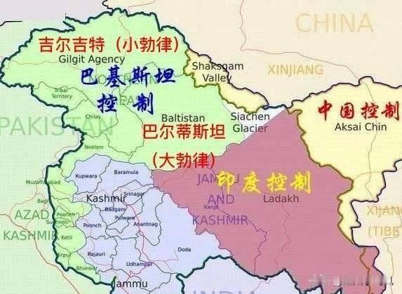 别嘲笑印度了，巴印冲突，争夺的克什米尔东部地区，本为，自古以来……就是中华故土…