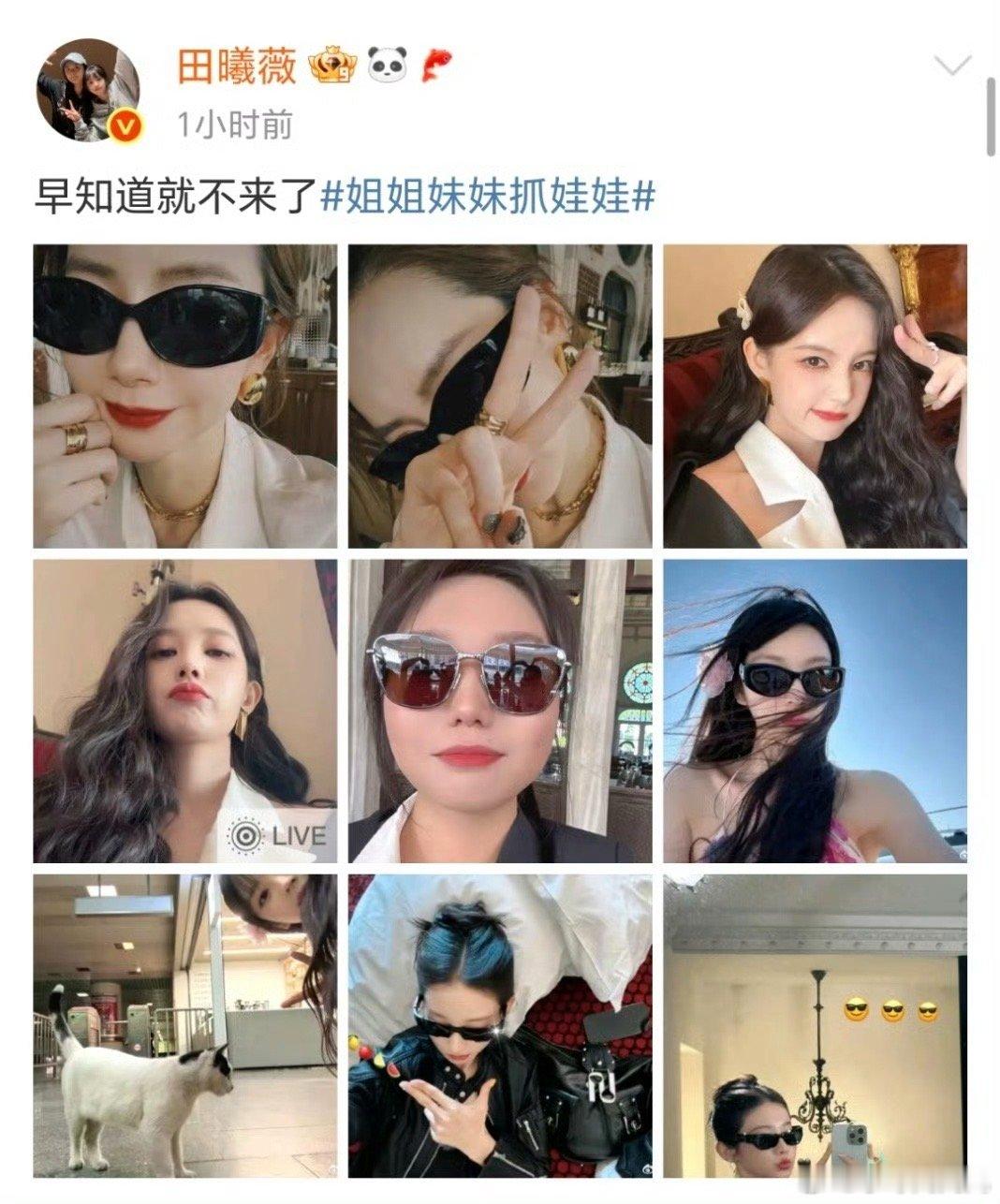 田曦薇早知道就不来了哈哈哈哈哈哈哈你们女推团立的flag也太容易倒了吧！ ​​​